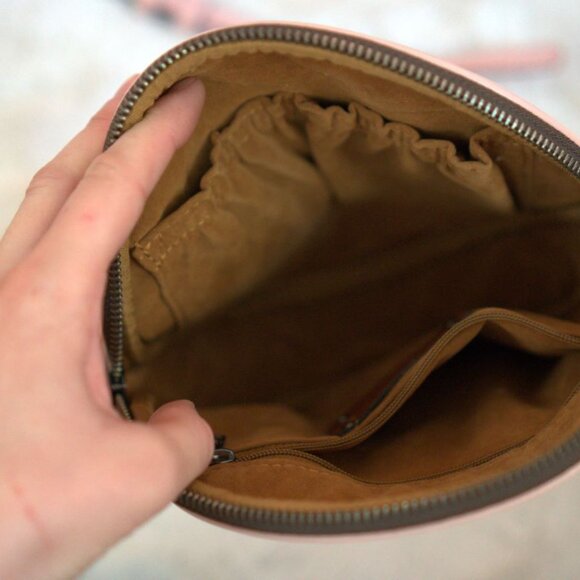 Patricia Nash pink leather shoulder crossbody bag - Picture 2 of 7